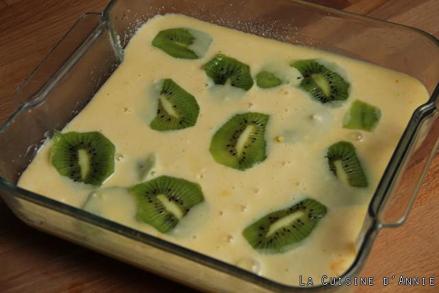 Recette Flognarde aux kiwis - La cuisine familiale : Un plat, Une recette